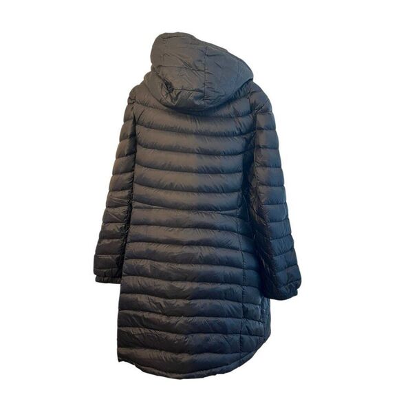 Michael Kors Ladies XL Black Puffer Coat Jacket Packable Down Hood Full Zip $240 - Picture 4 of 8